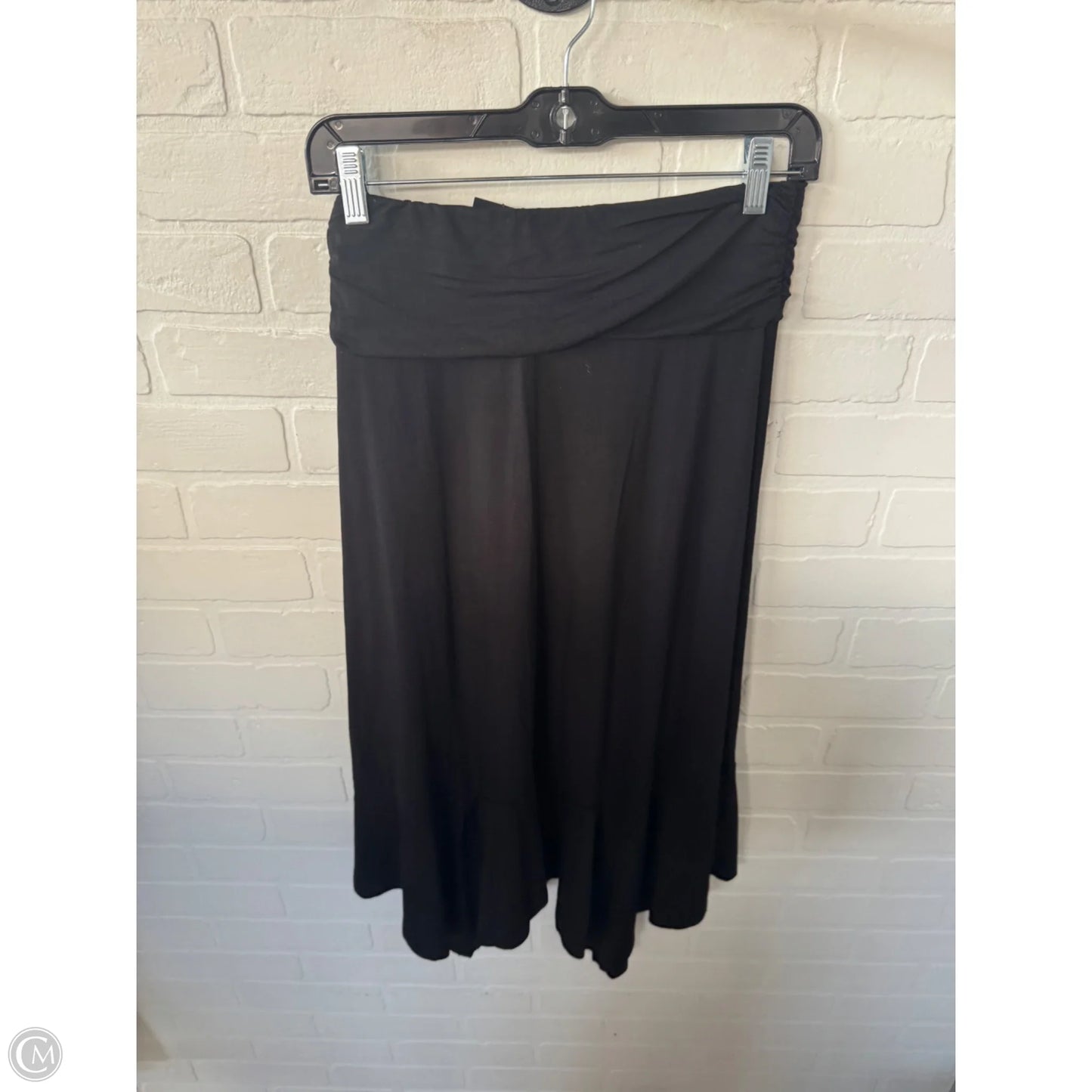 Skirt Midi By Clothes Mentor In Black, Size: 12