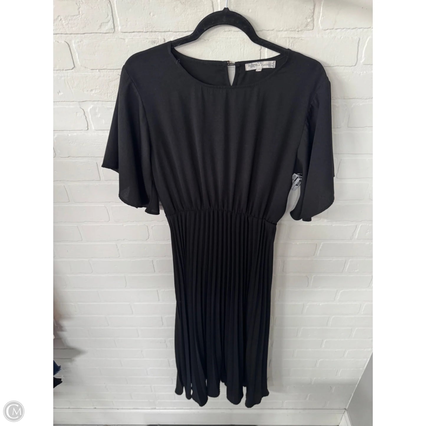 Dress Party Midi By Clothes Mentor In Black, Size: L
