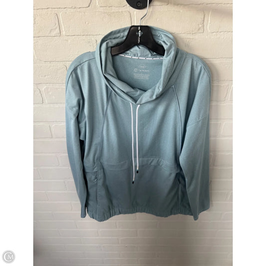 Sweatshirt Collar By Talbots In Blue, Size: L