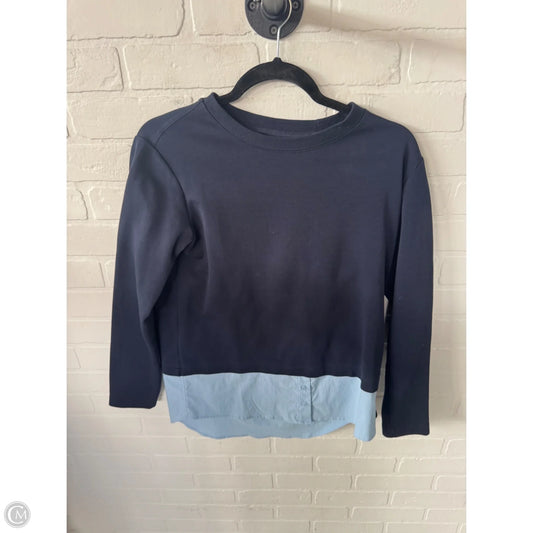 Blouse Long Sleeve By Athleta In Blue, Size: Xs