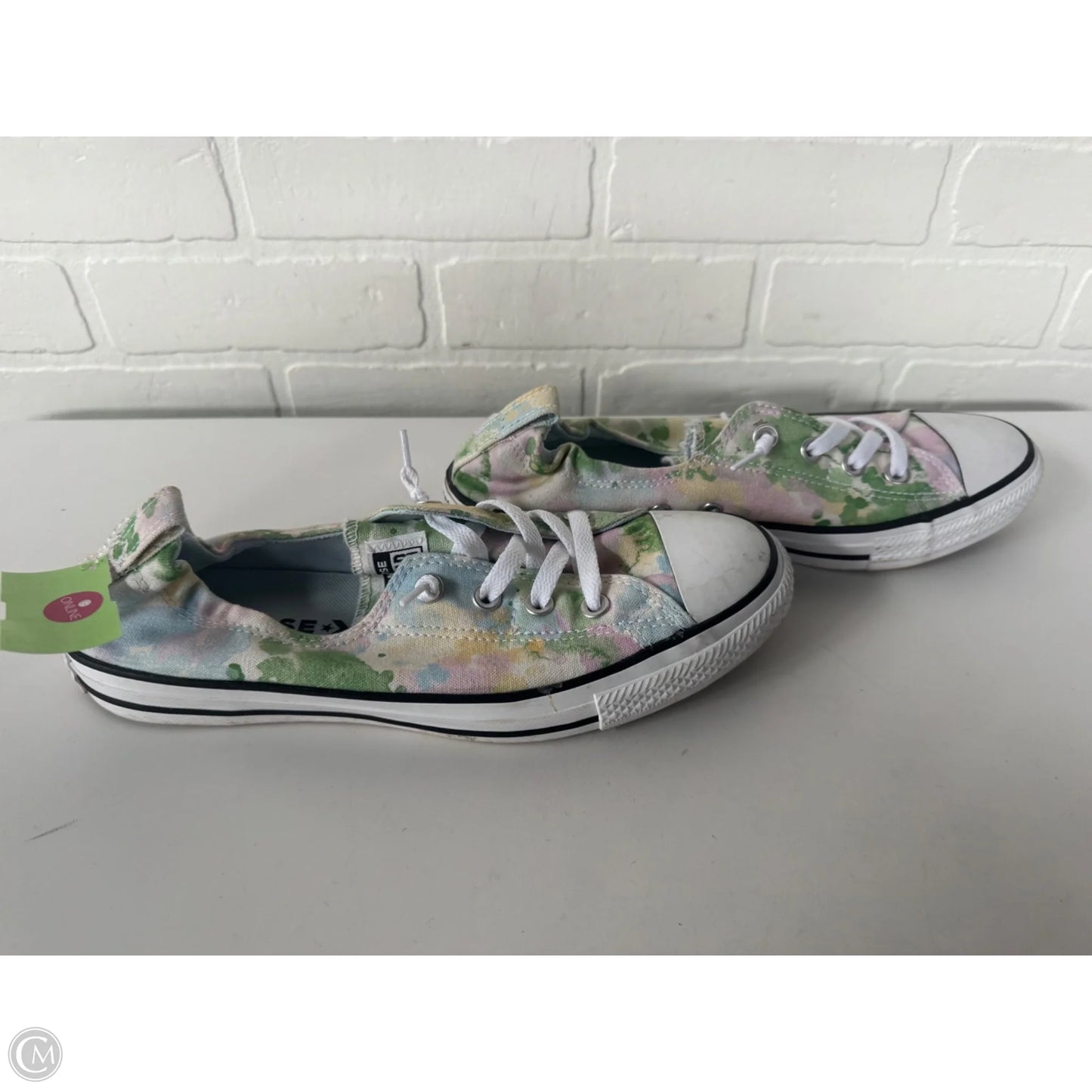 Shoes Sneakers By Converse In Green & Pink, Size: 10.5