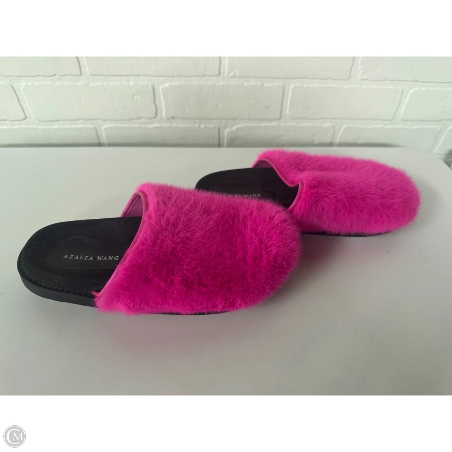Shoes Flats By Azalea Wang In Black & Pink, Size: 7