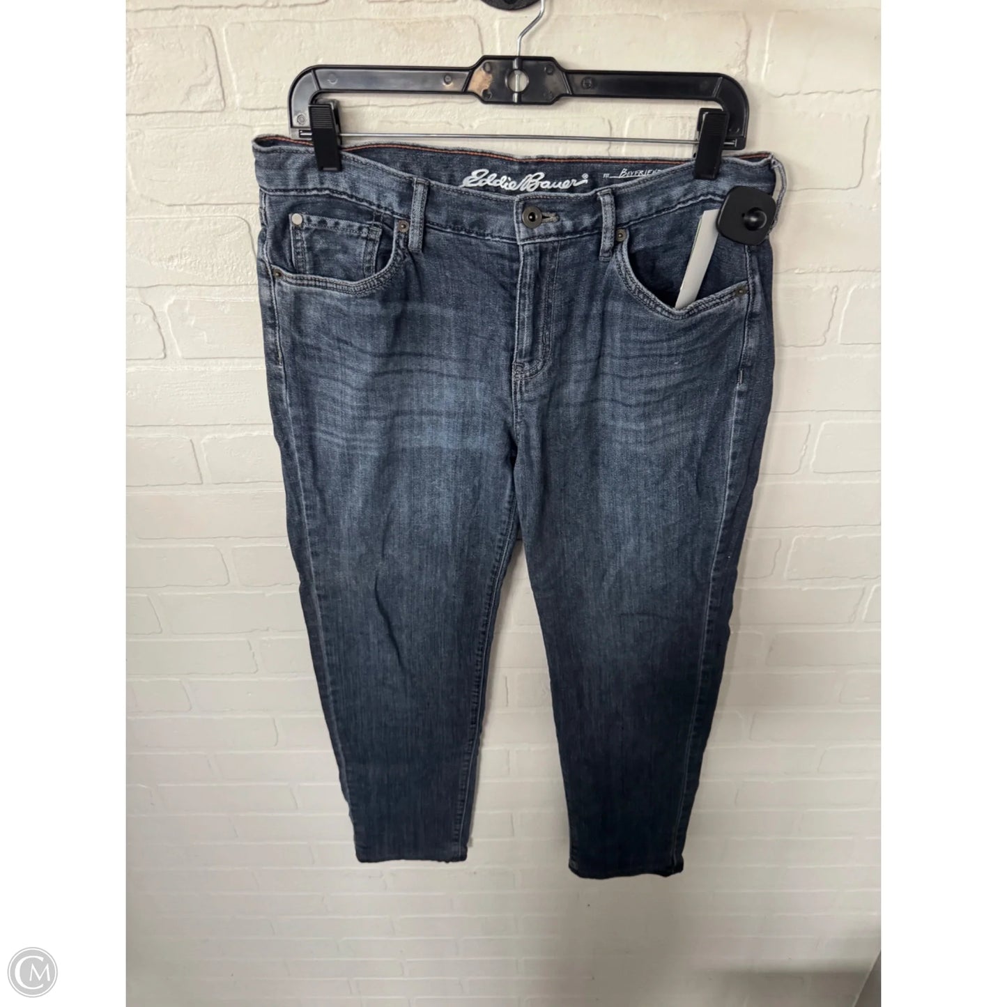 Jeans Boyfriend By Eddie Bauer In Blue Denim, Size: 6p