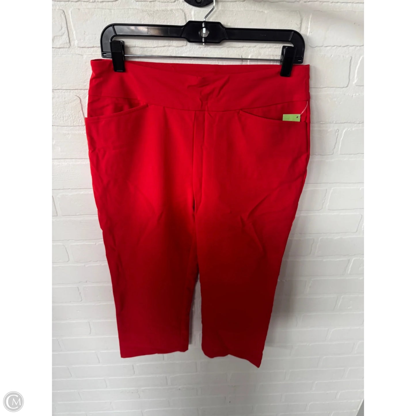 Athletic Capris By Clothes Mentor In Red, Size: 8
