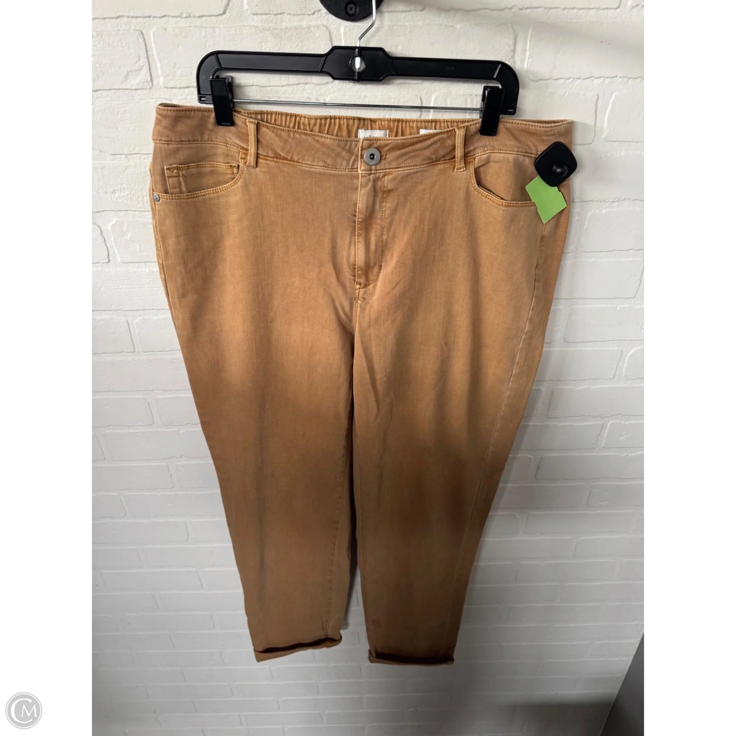 Jeans Boyfriend By J. Jill In Brown Denim, Size: 18