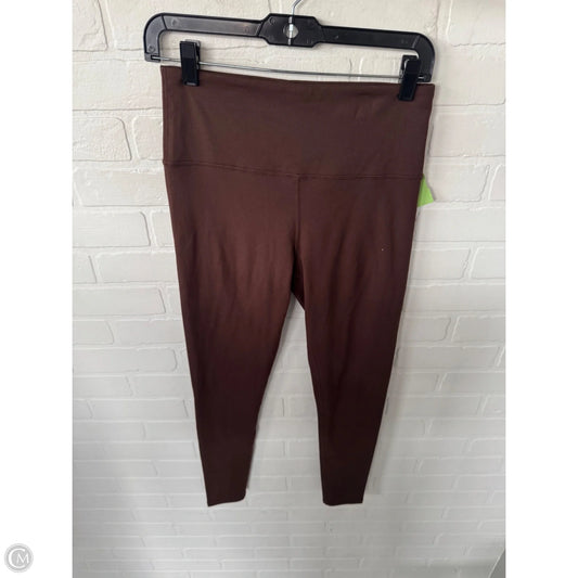 Athletic Leggings By Kyodan In Brown, Size: 8
