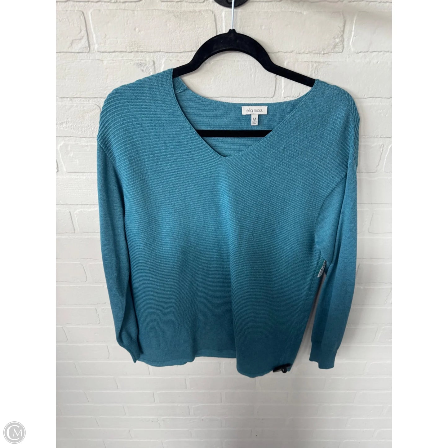 Sweater By Ella Moss In Blue, Size: M