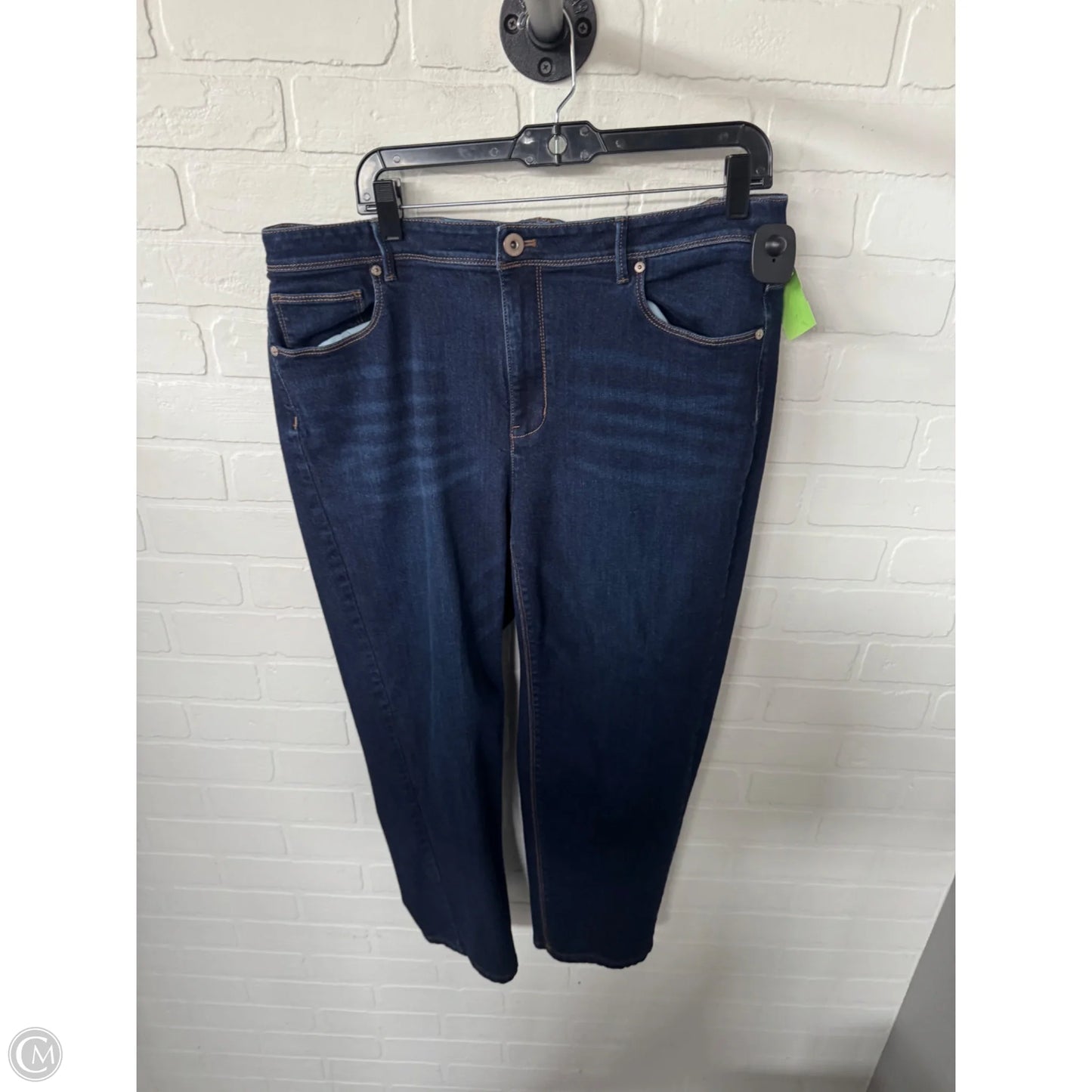 Jeans Straight By J. Jill In Blue Denim, Size: 18