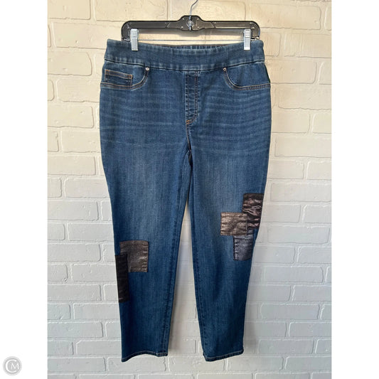 Jeans Jeggings By Chicos In Blue Denim, Size: 6