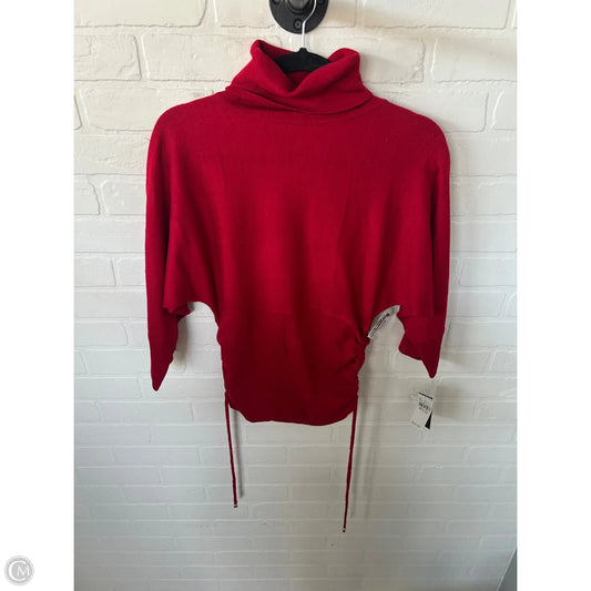 Sweater Short Sleeve By Iz Byer In Red, Size: M