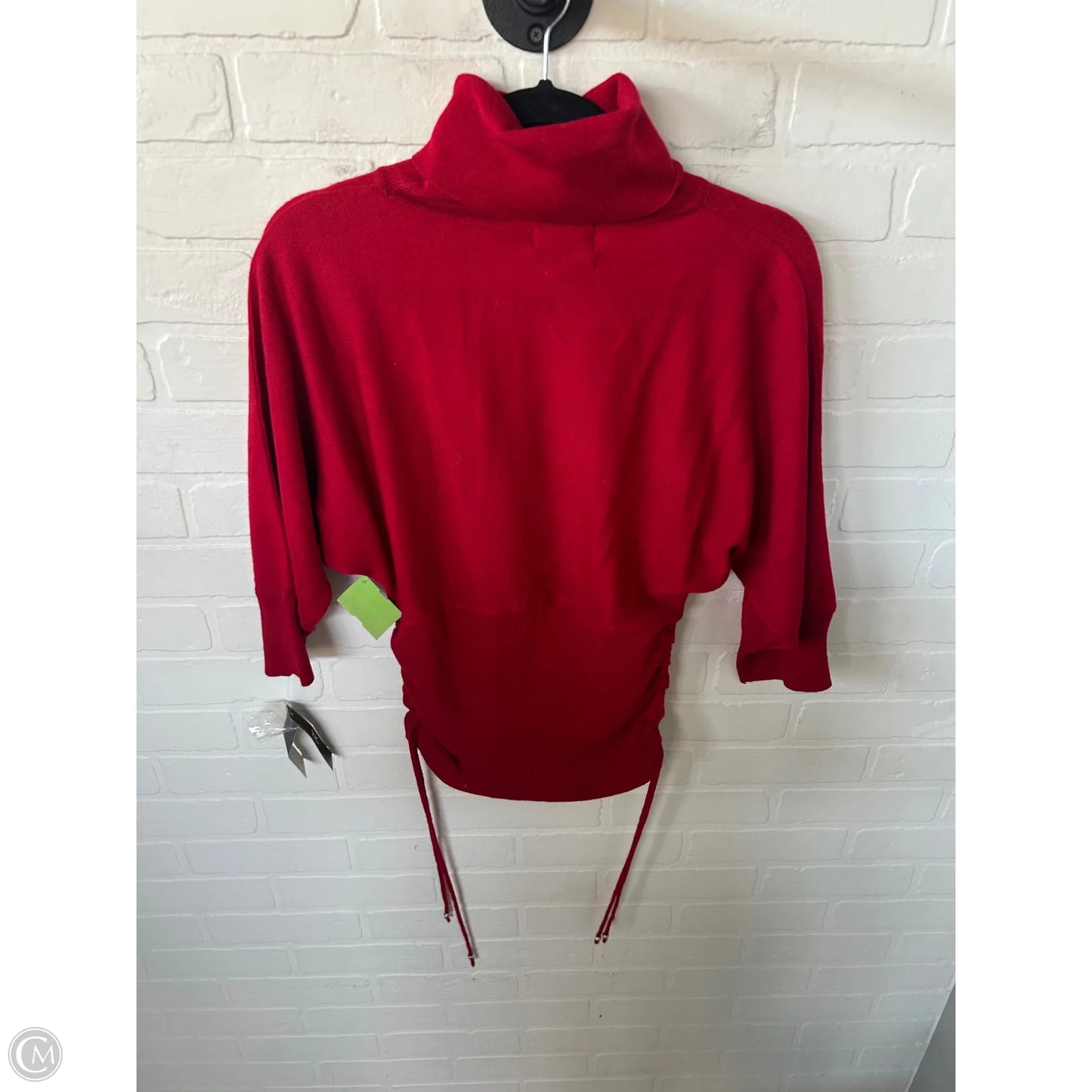 Sweater Short Sleeve By Iz Byer In Red, Size: M