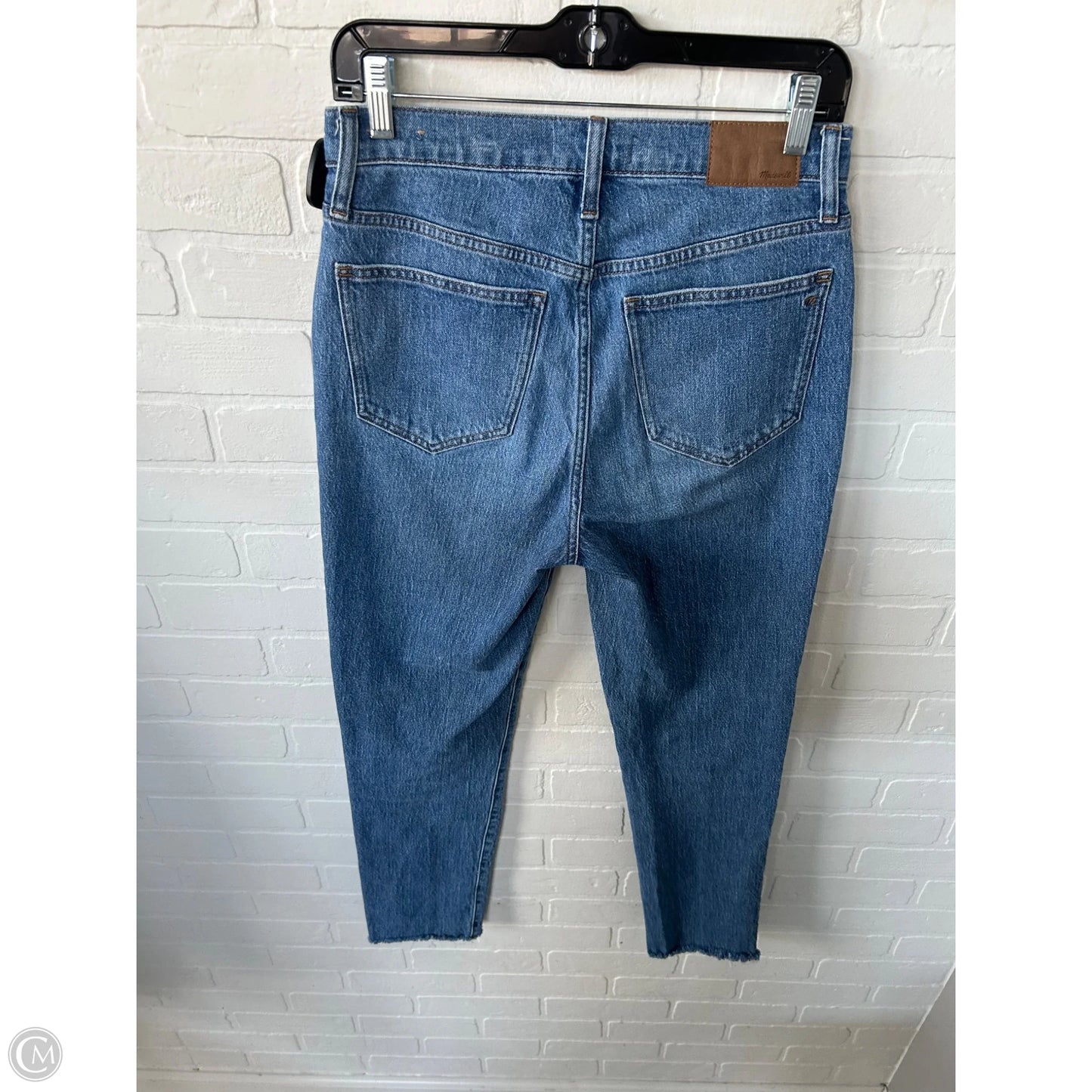 Jeans Straight By Madewell In Blue Denim, Size: 4l