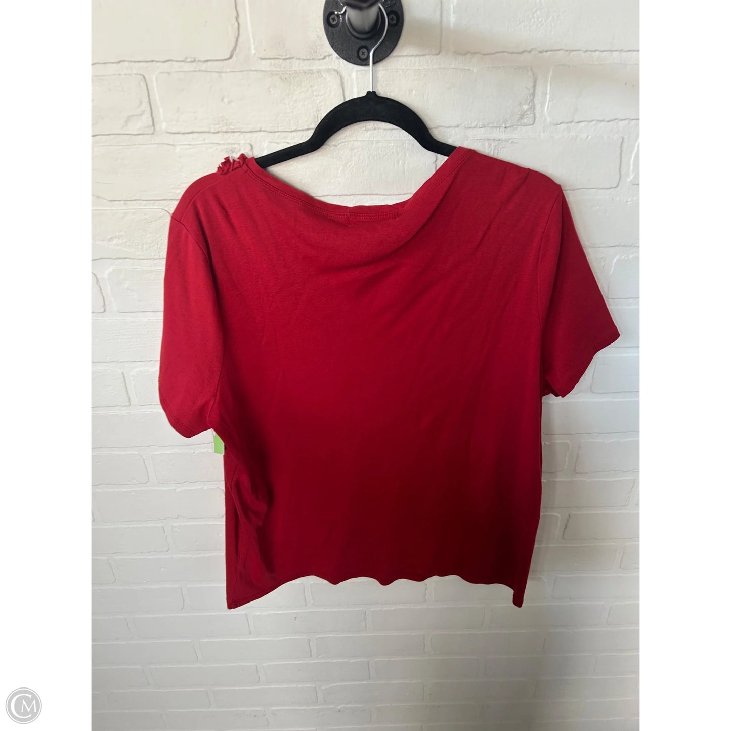 Top Short Sleeve By Lauren By Ralph Lauren In Red, Size: 2x