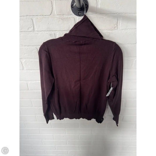 Sweater By Ann Taylor In Brown, Size: L