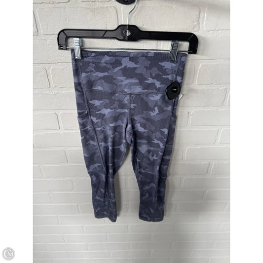 Athletic Leggings Capris By Athleta In Grey & Purple, Size: 0p
