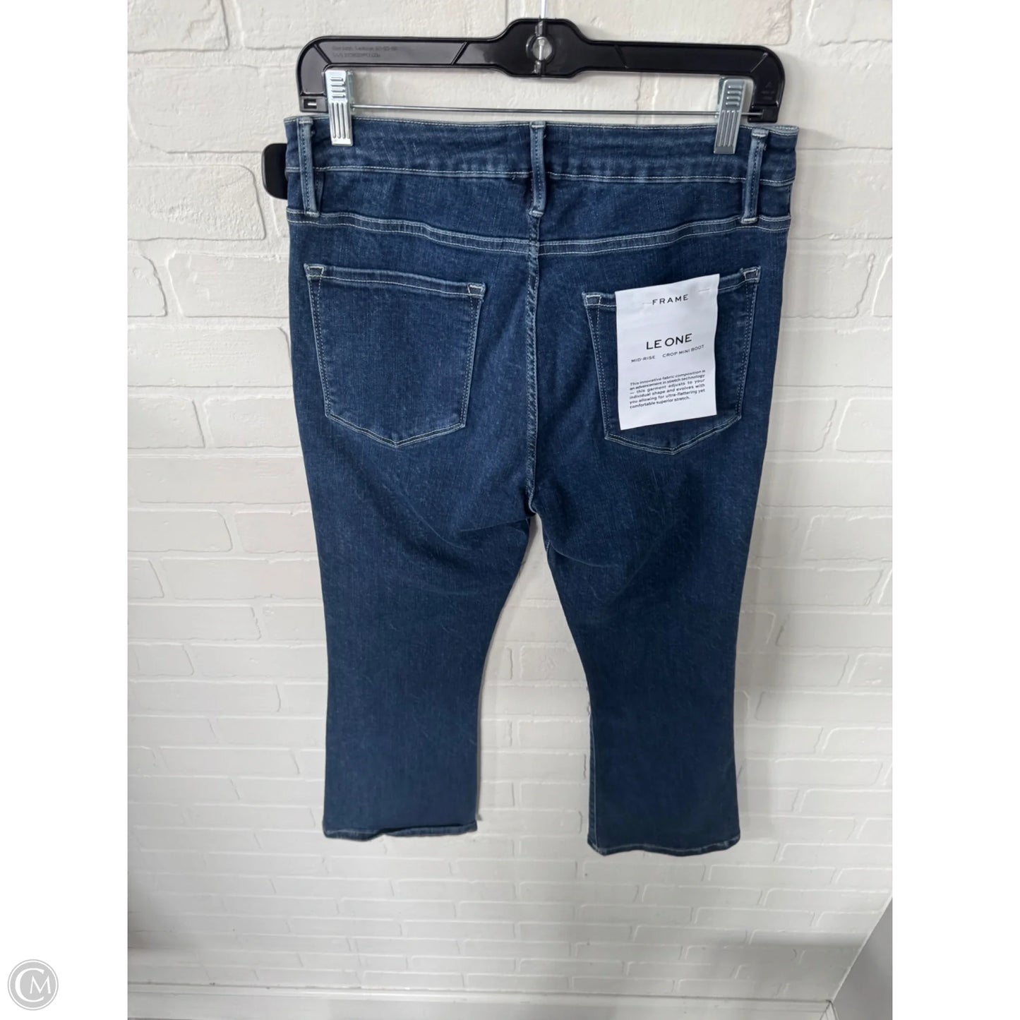 Jeans Boot Cut By Frame In Blue Denim, Size: 2
