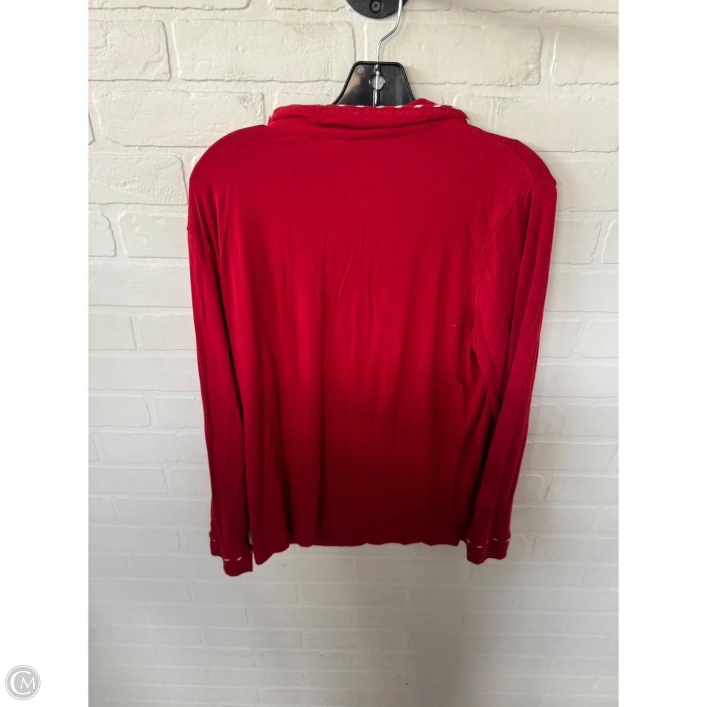 Pajamas 2pc By Clothes Mentor In Red & White, Size: S