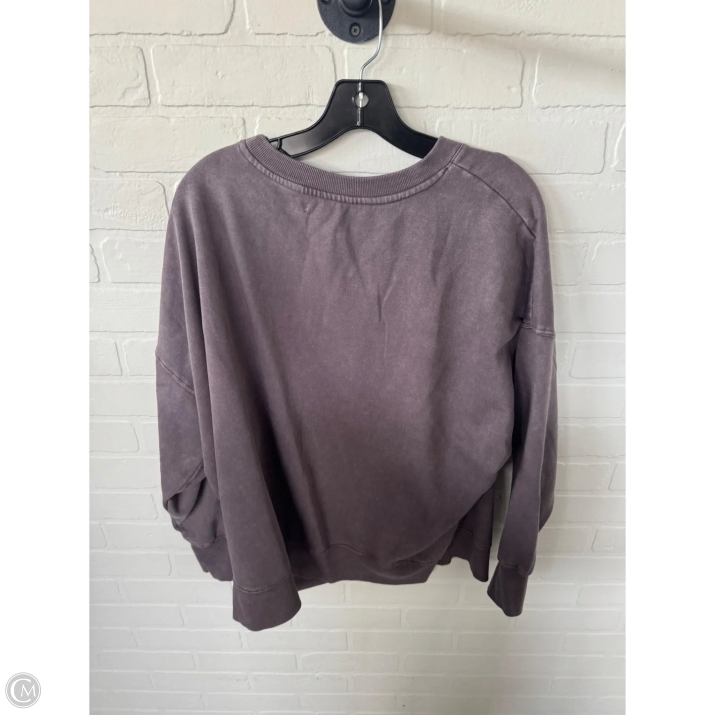Sweatshirt Crewneck By Maurices In Grey, Size: 1x