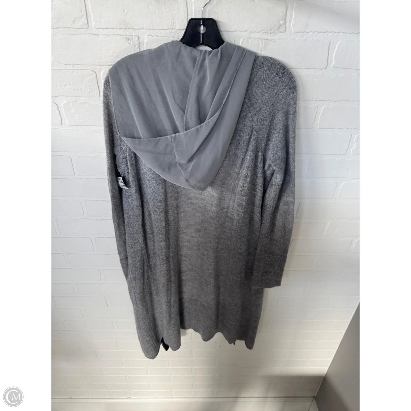 Sweater Cardigan By Simply Vera In Grey, Size: M