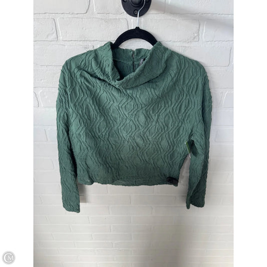 Top Long Sleeve By Anthropologie In Green, Size: Xs