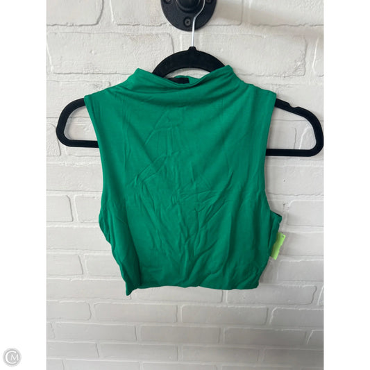 Top Sleeveless Basic By Nakedwardrobe In Green, Size: L