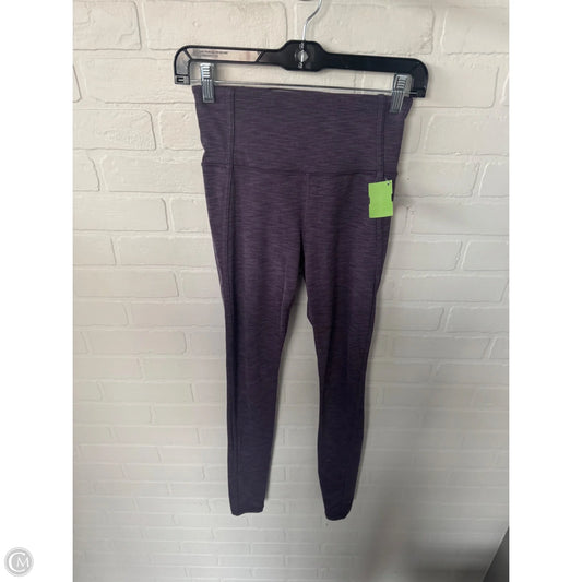 Athletic Leggings By Athleta In Purple, Size: 0