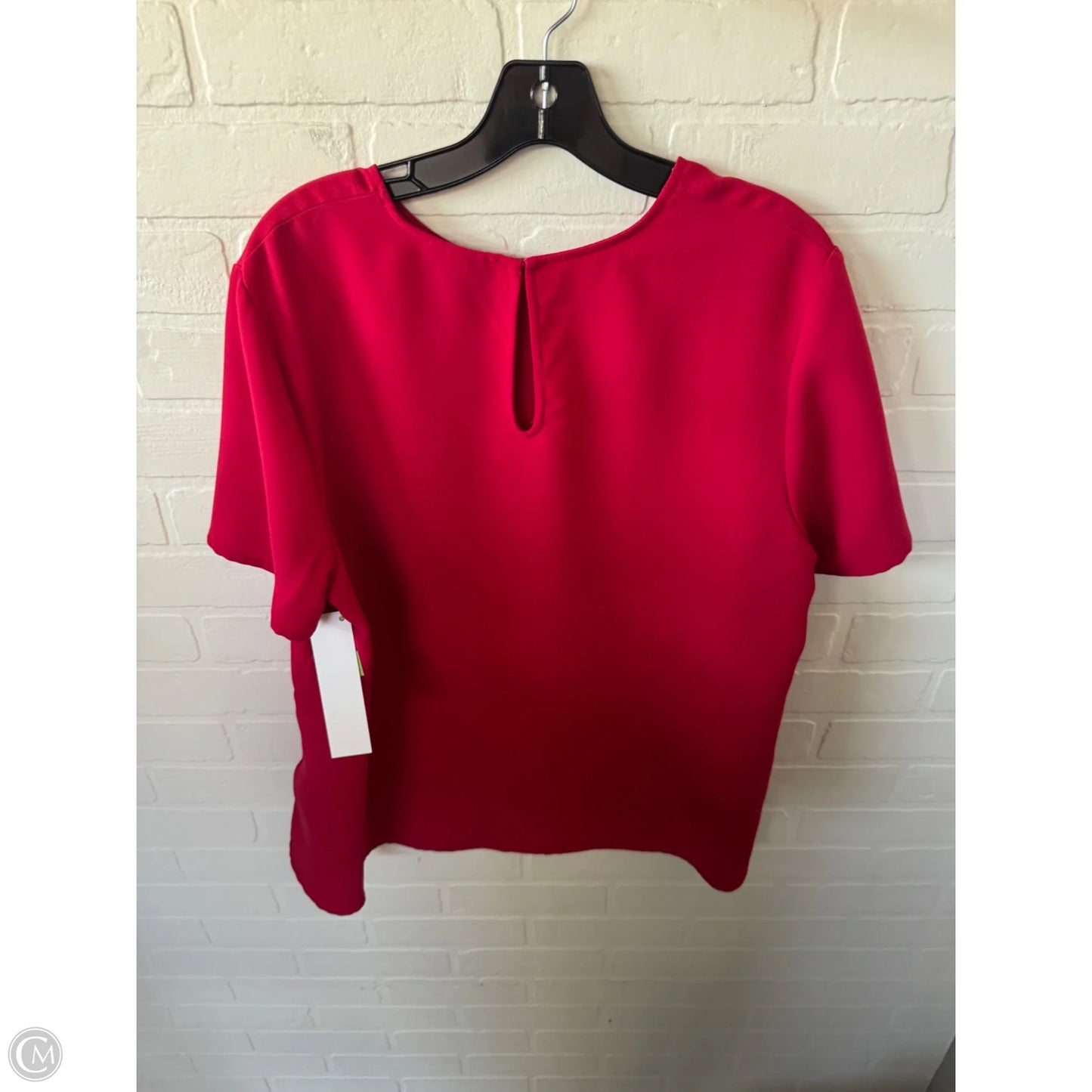 Top Short Sleeve By Who What Wear In Red, Size: Xl