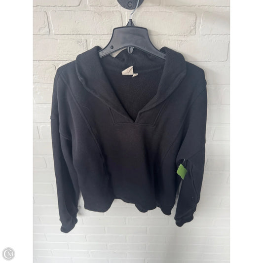 Sweatshirt Collar By White Crow In Black, Size: M