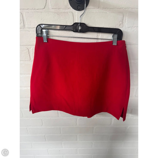 Skort By Express In Red, Size: 8