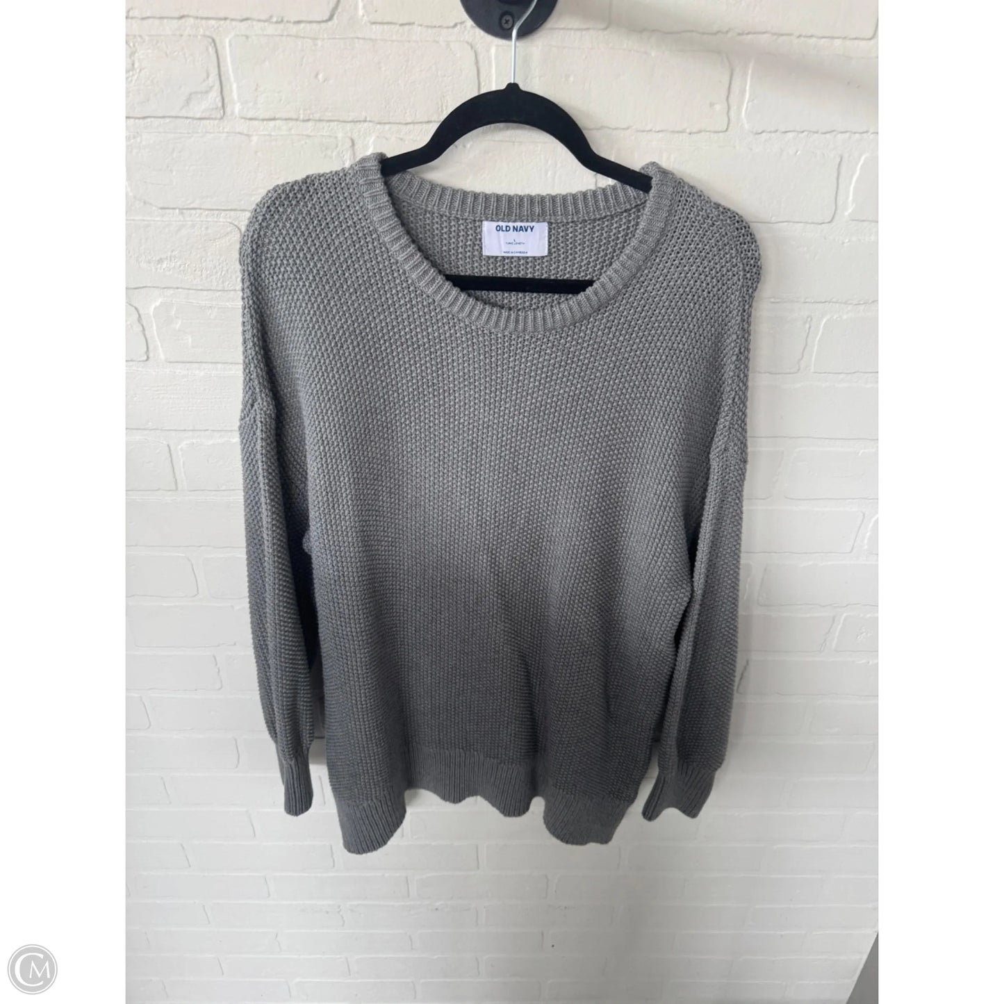 Sweater By Old Navy In Grey, Size: L