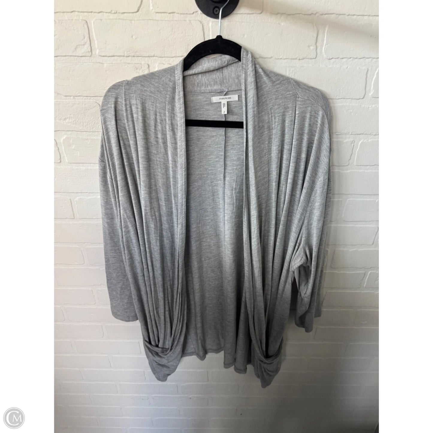Cardigan By Maurices In Grey, Size: 2x
