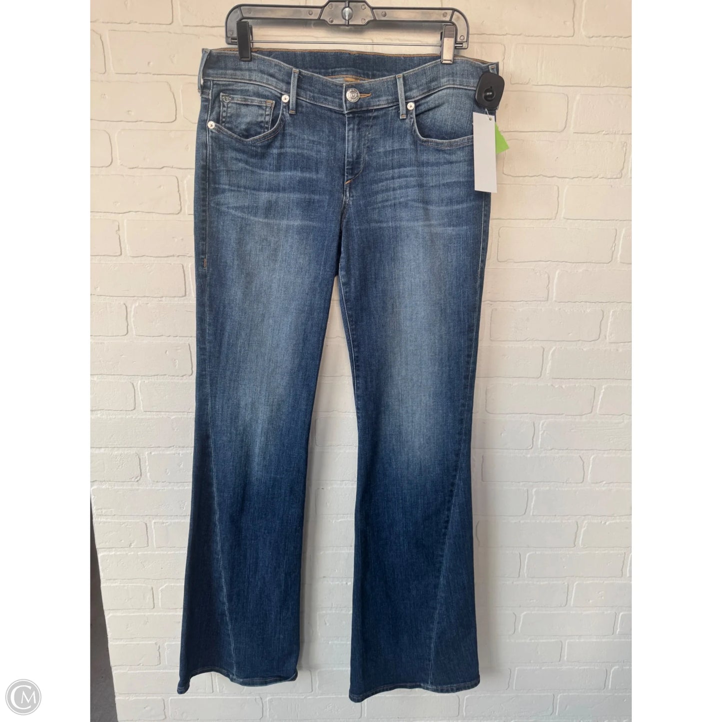 Jeans Flared By True Religion In Blue Denim, Size: 14