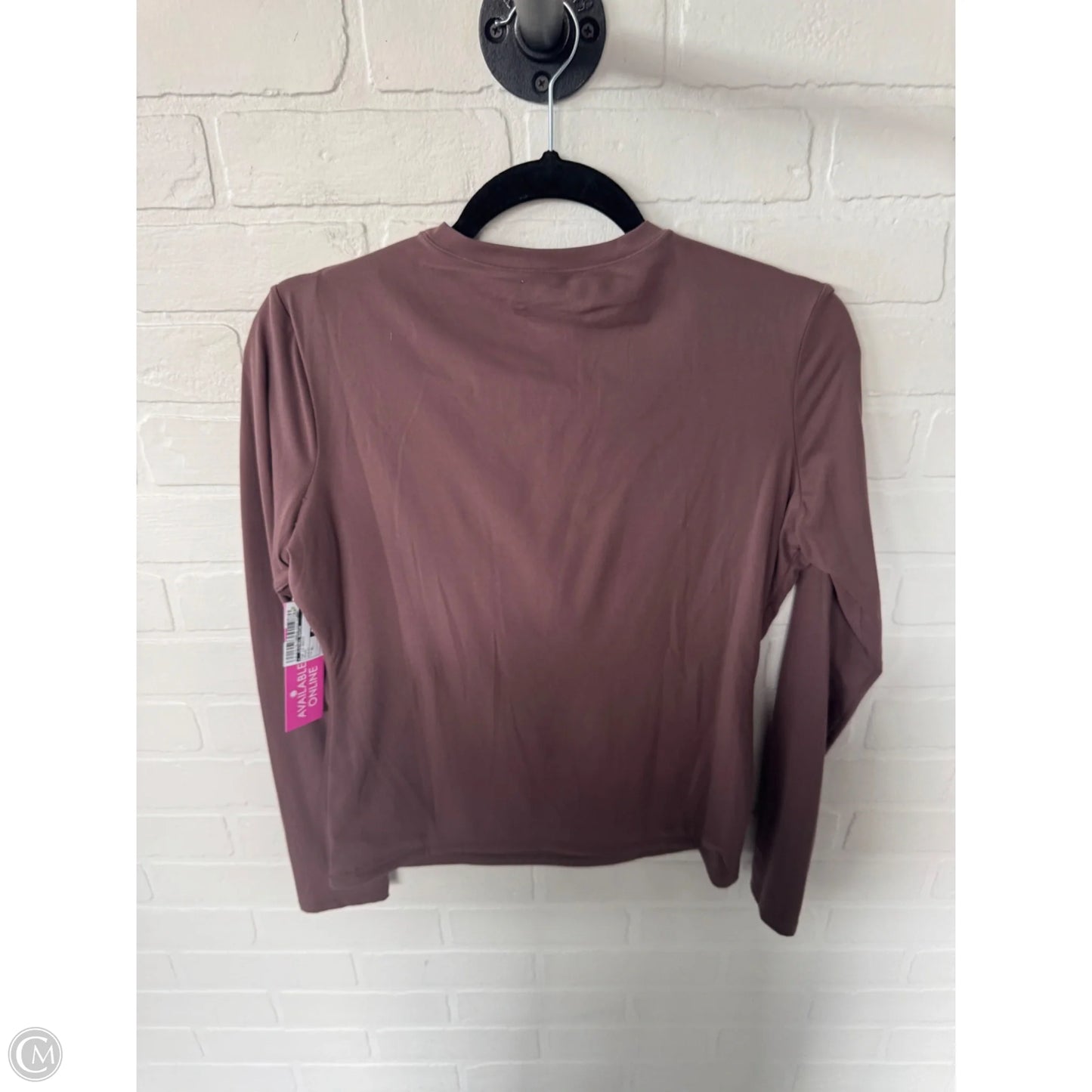Top Long Sleeve Basic By Clothes Mentor In Brown, Size: Xl