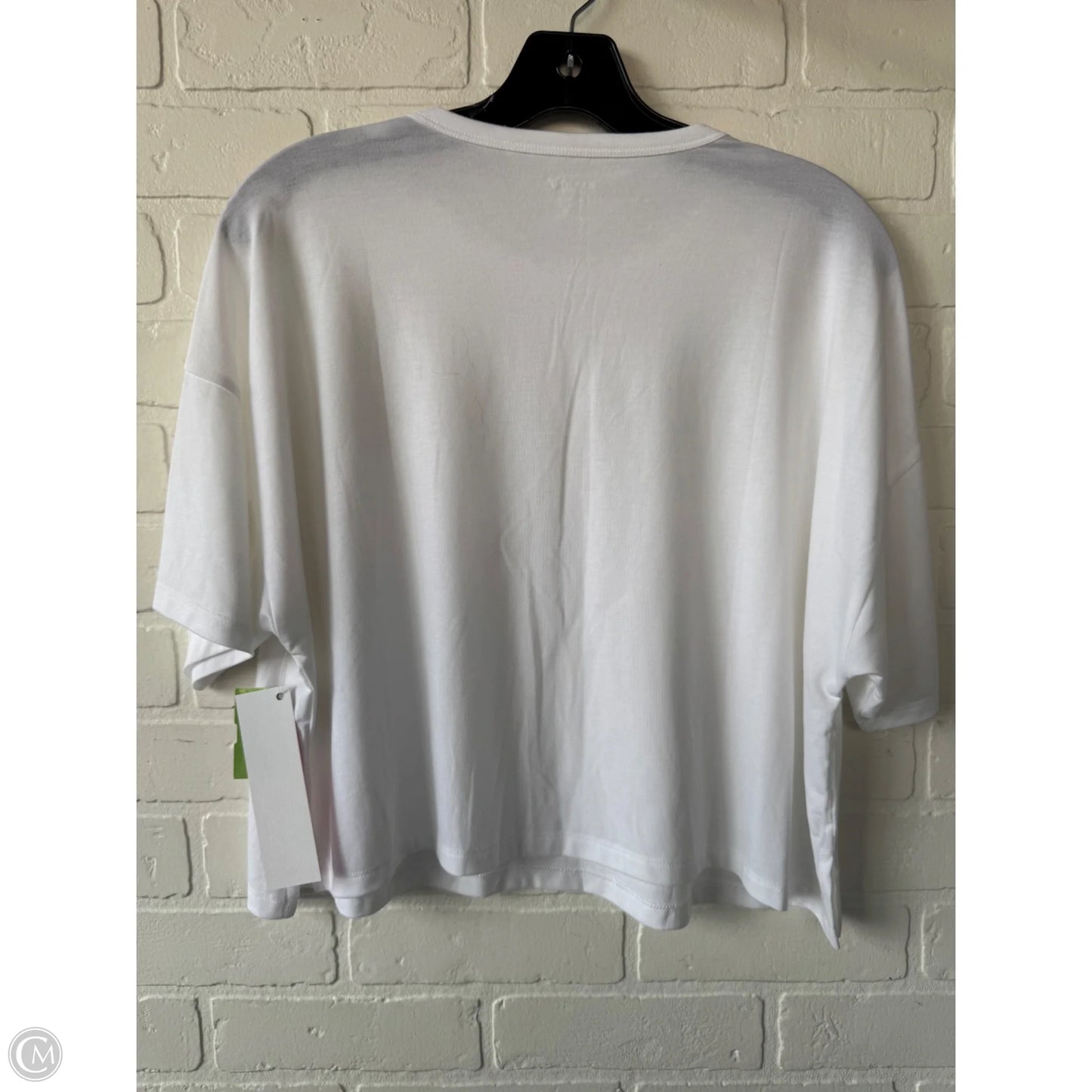 Athletic Top Short Sleeve By Old Navy In White, Size: S