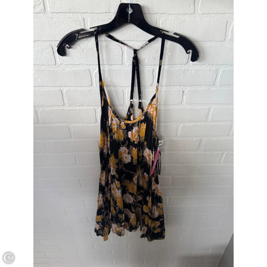 Tunic Sleeveless By Volcom In Black & Yellow, Size: M