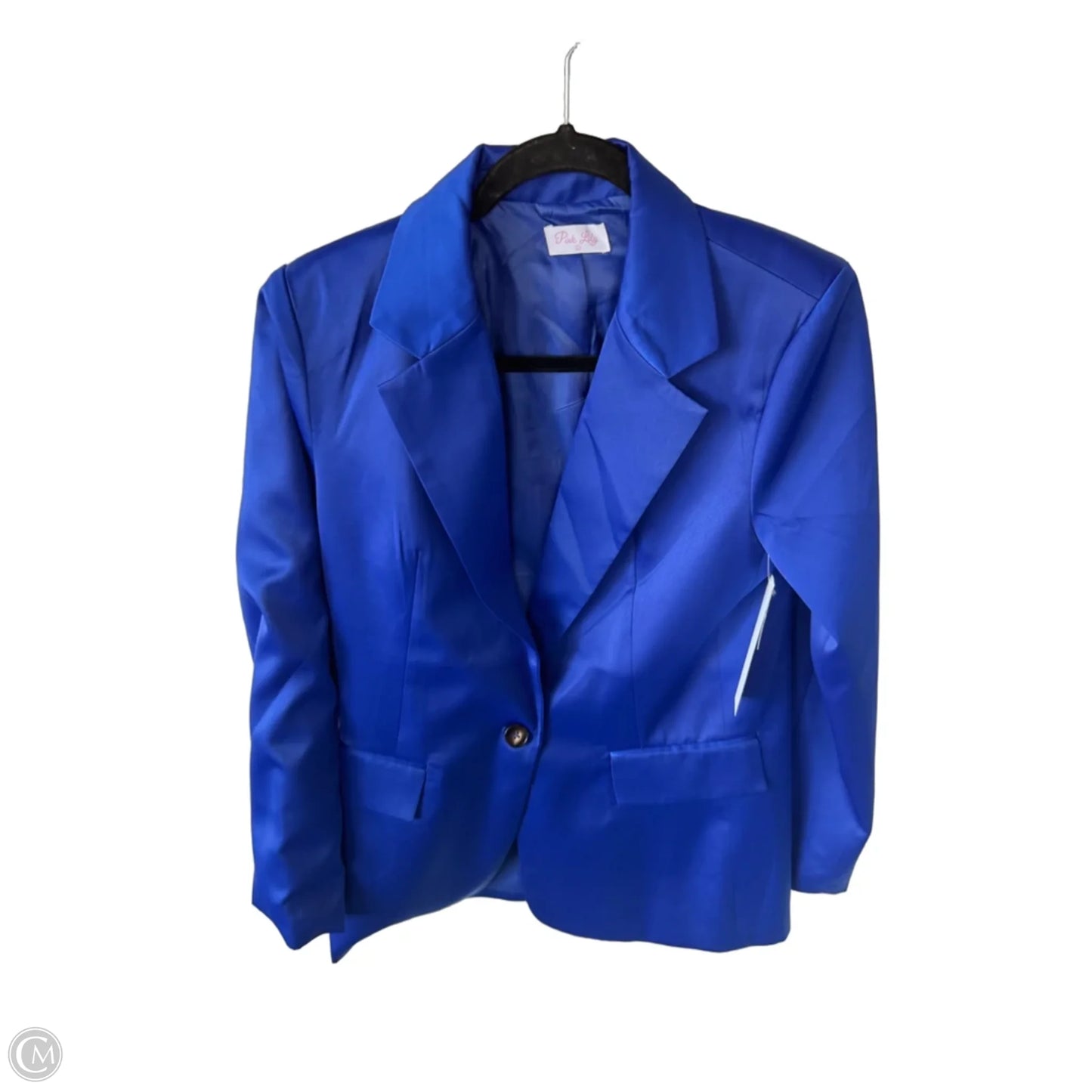 Blazer By Pink Lily In Blue, Size: S