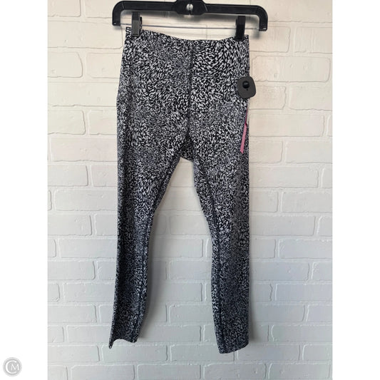 Athletic Leggings By Lululemon In Black & White, Size: 4