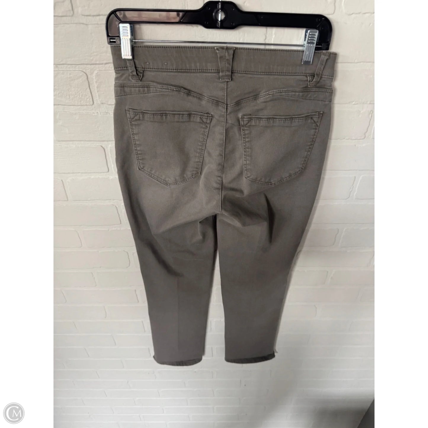 Jeans Straight By Wit & Wisdom In Brown Denim, Size: 4