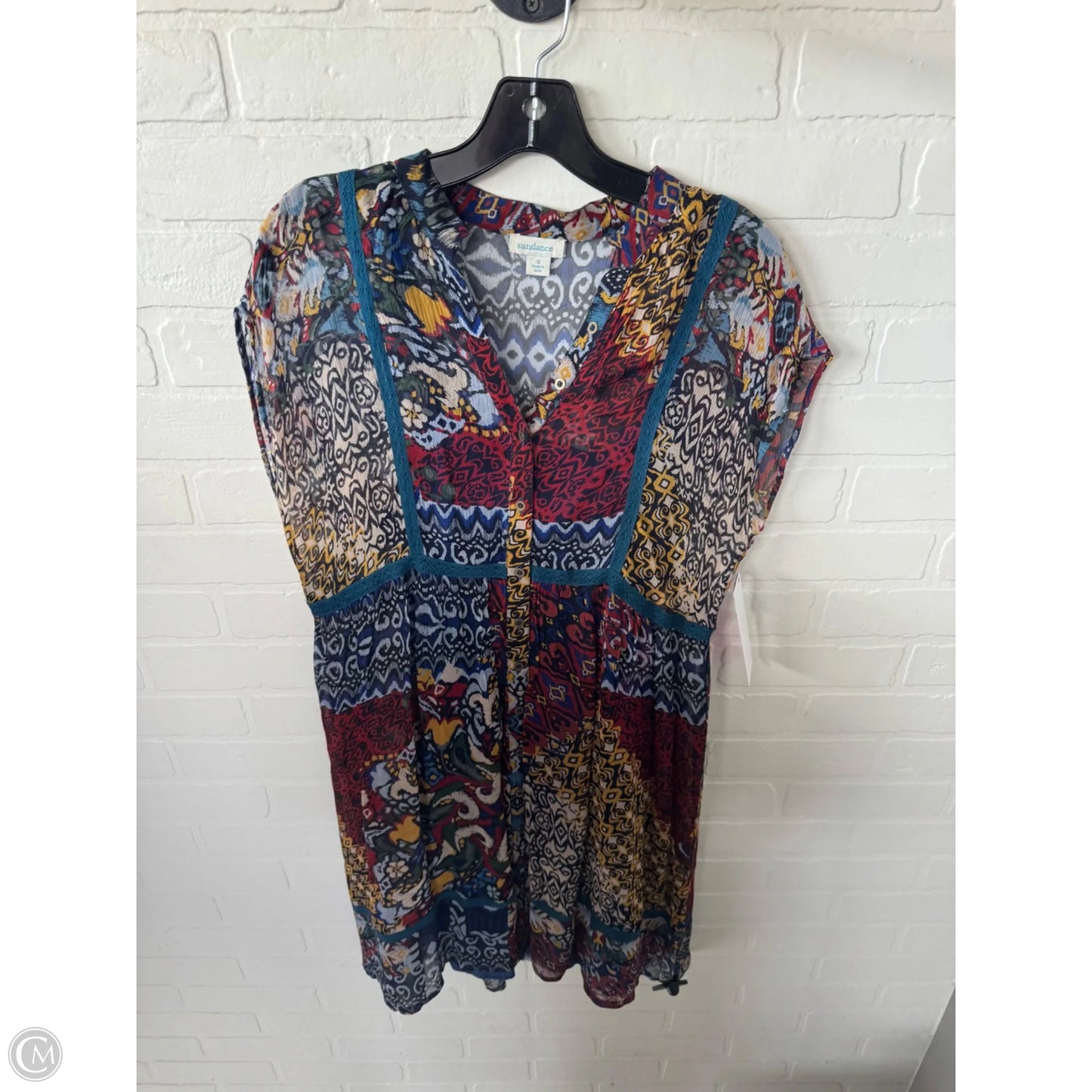 Dress Set 2pc By Sundance In Blue & Red, Size: S