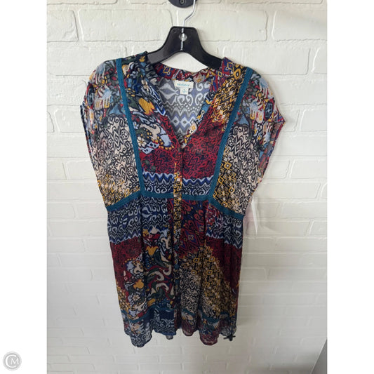 Dress Set 2pc By Sundance In Blue & Red, Size: S