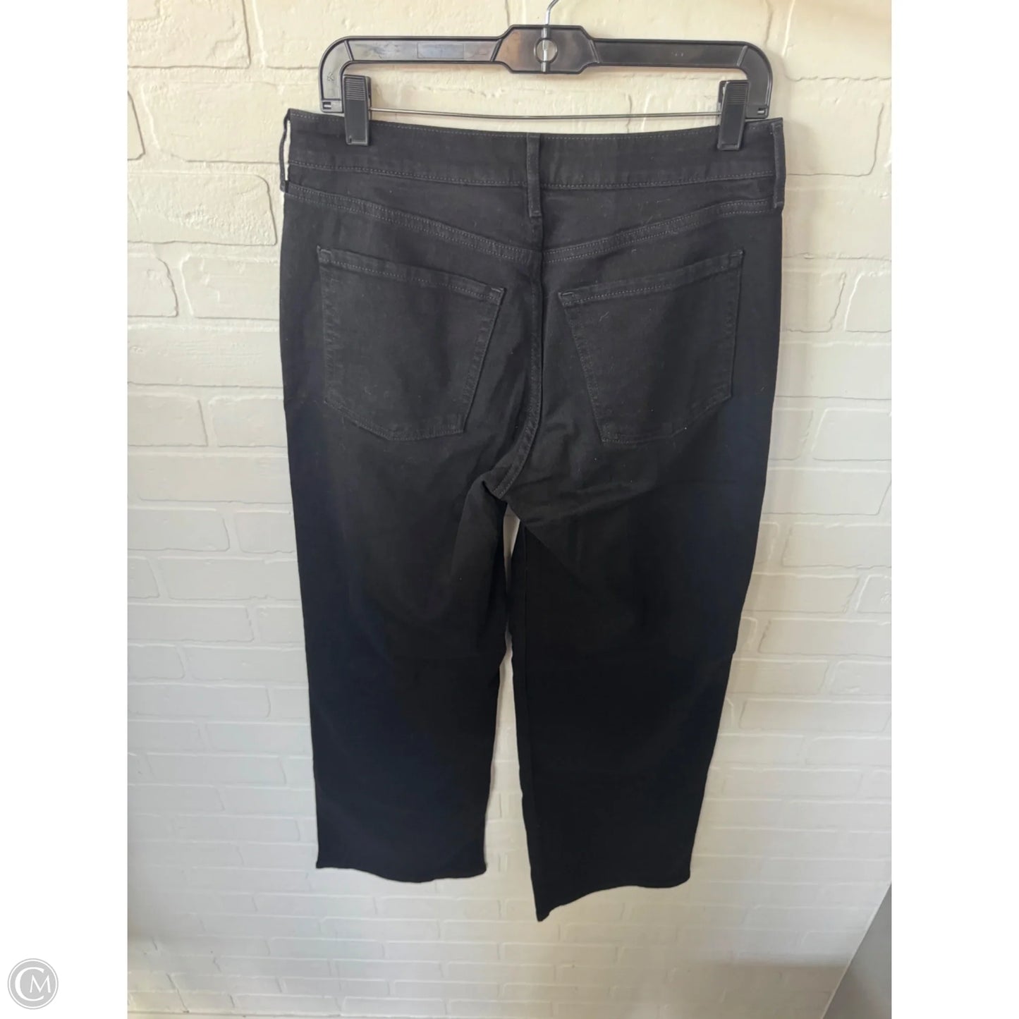 Jeans Wide Leg By Old Navy In Black Denim, Size: 10
