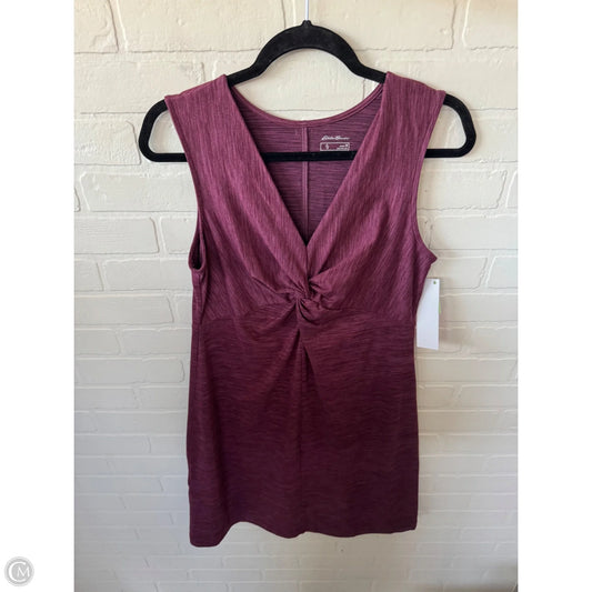 Athletic Dress By Eddie Bauer In Maroon, Size: M