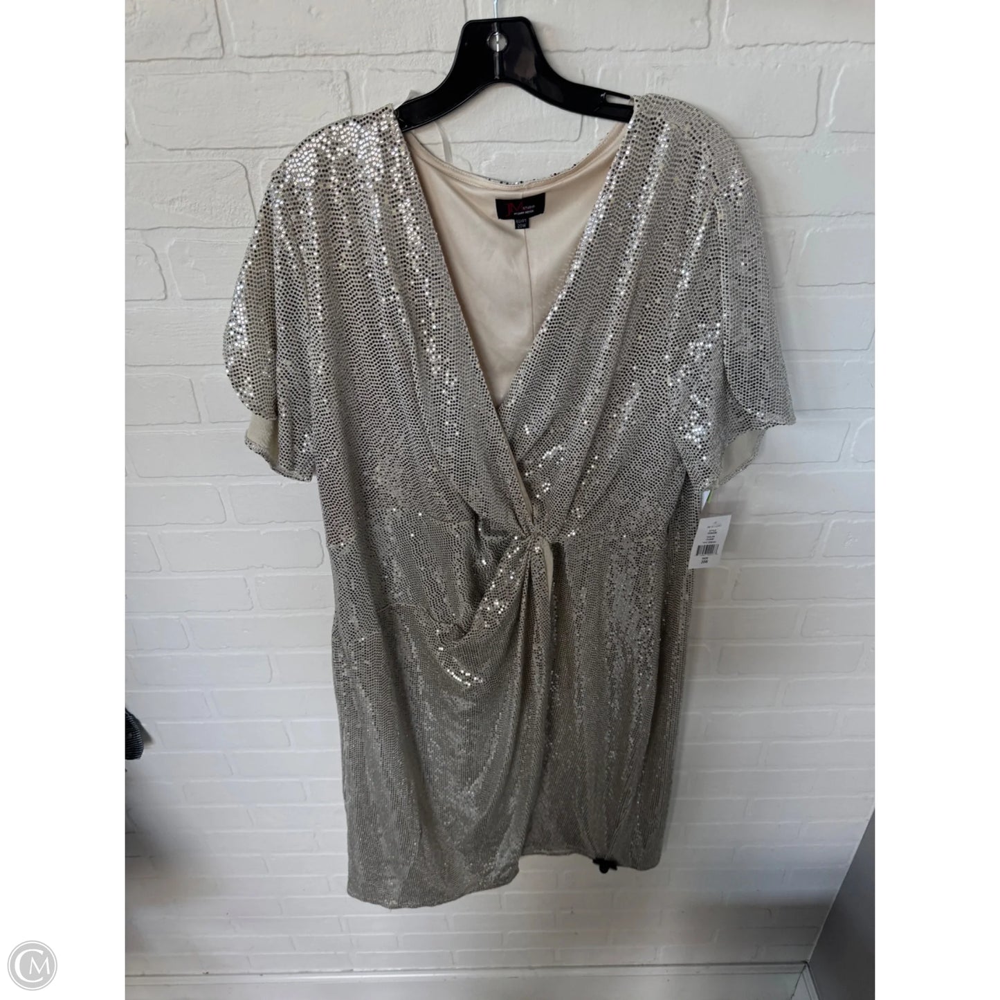 Dress Party Short By John Meyer In Gold, Size: 2x