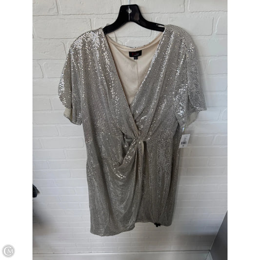 Dress Party Short By John Meyer In Gold, Size: 2x