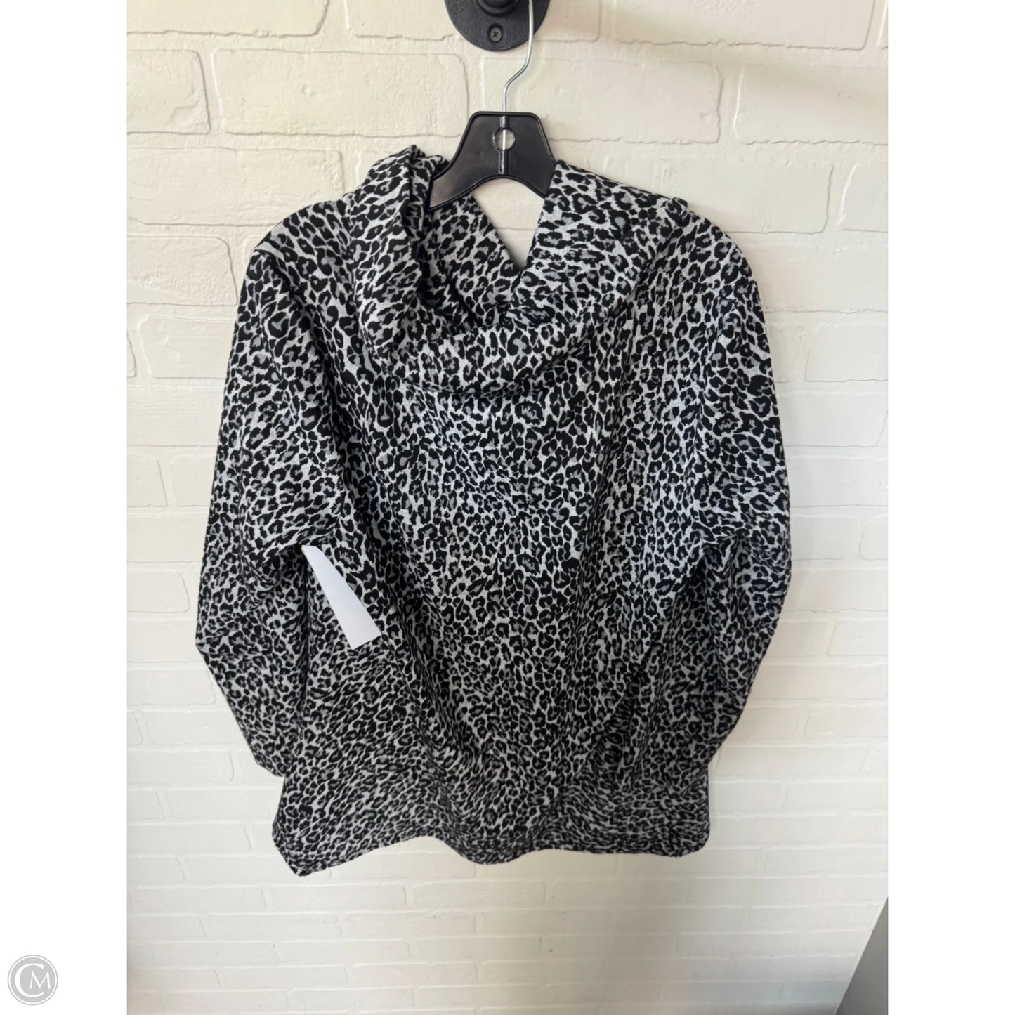 Sweater By Chelsea And Theodore In Animal Print, Size: Xl
