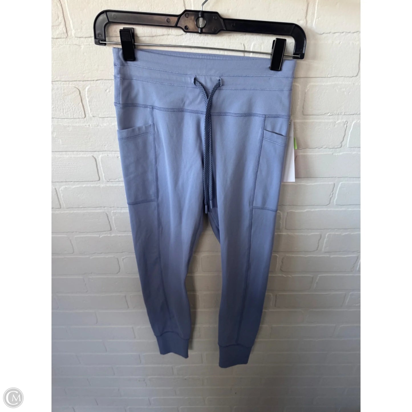 Athletic Leggings By Yogalicious In Blue, Size: 0