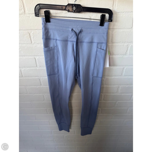 Athletic Leggings By Yogalicious In Blue, Size: 0