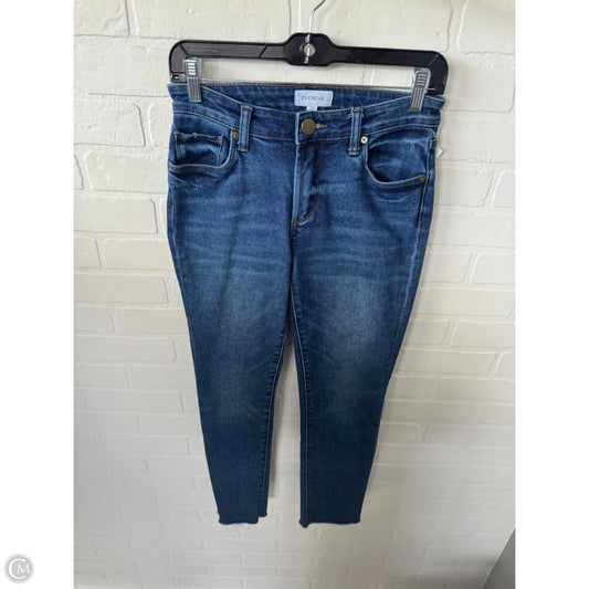Jeans Skinny By Evereve In Blue Denim, Size: 0
