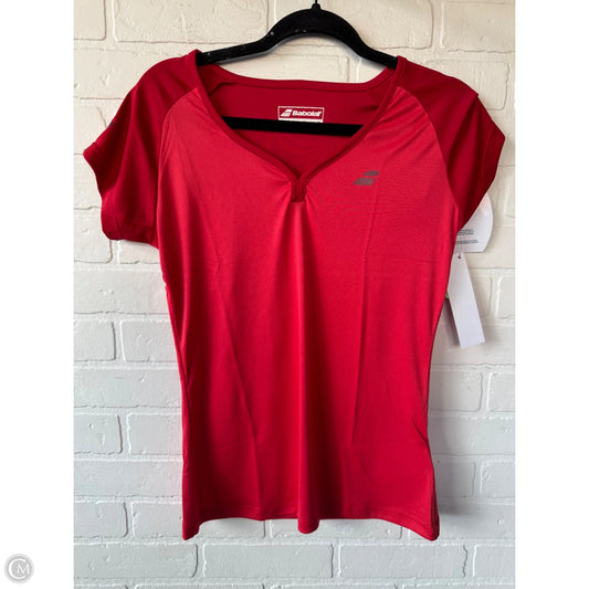 Athletic Top Short Sleeve By Clothes Mentor In Red, Size: S