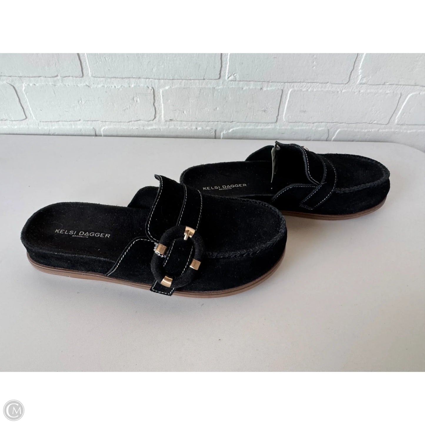 Shoes Flats By Kelsi Dagger In Black, Size: 7.5